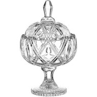 Bomboniere 25,5cm Amarilis Decorativa Com Pé